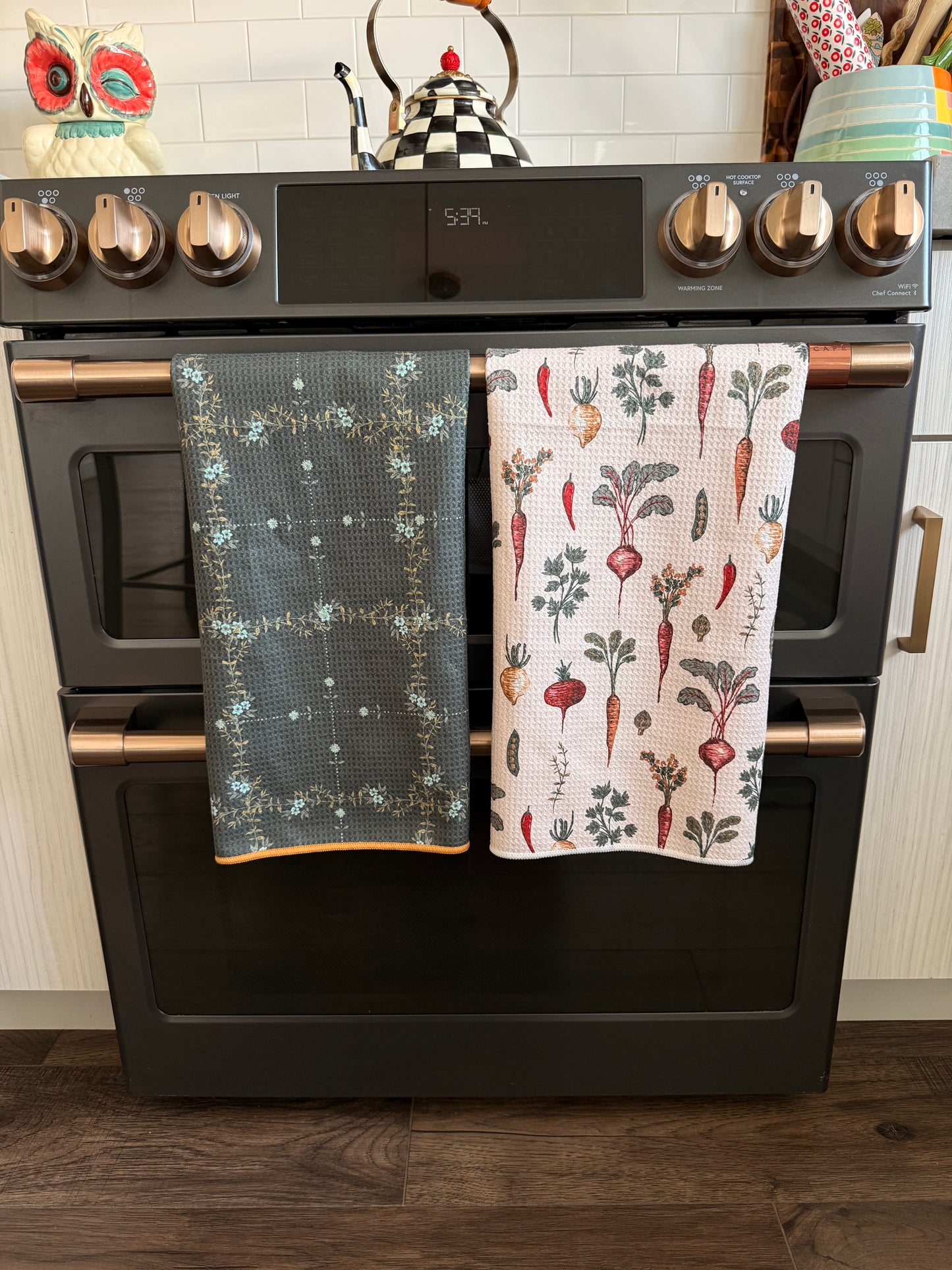 Flower Path: Double-Sided Hand Towel