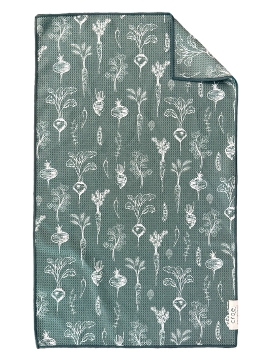 Green Thumb: Double-Sided Hand Towel