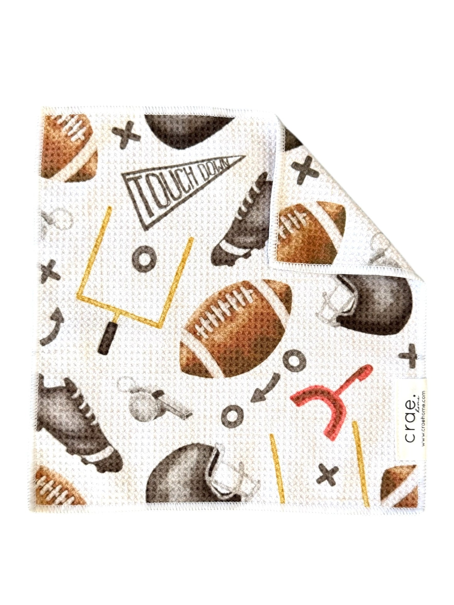 X's and O's: Double-Sided Washcloth