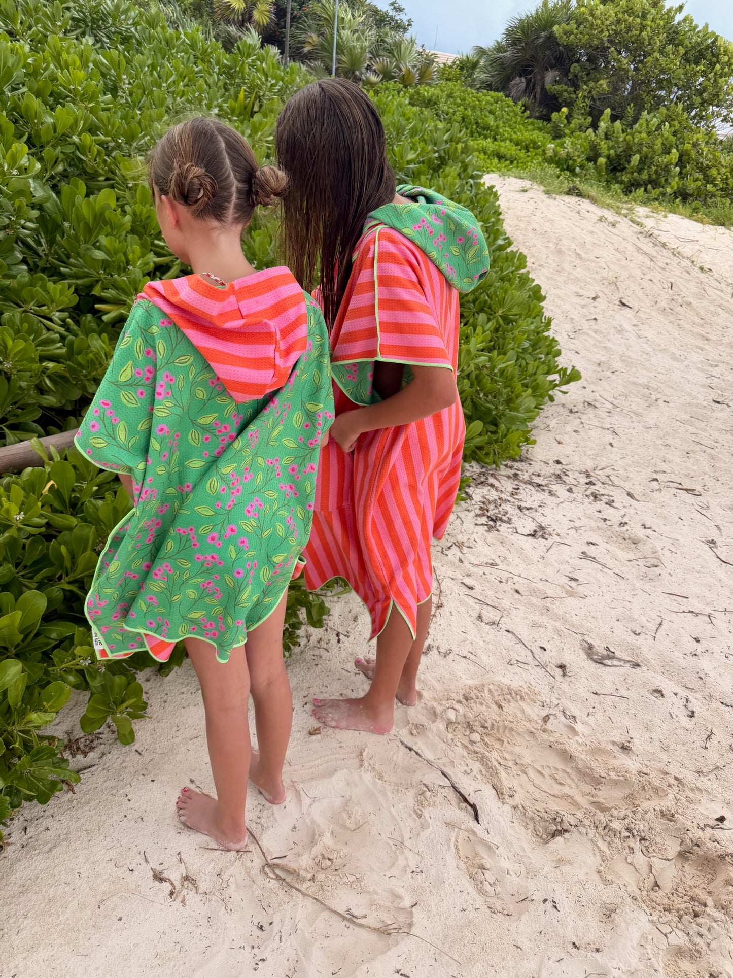 Sun-Kissed: Reversible Poncho