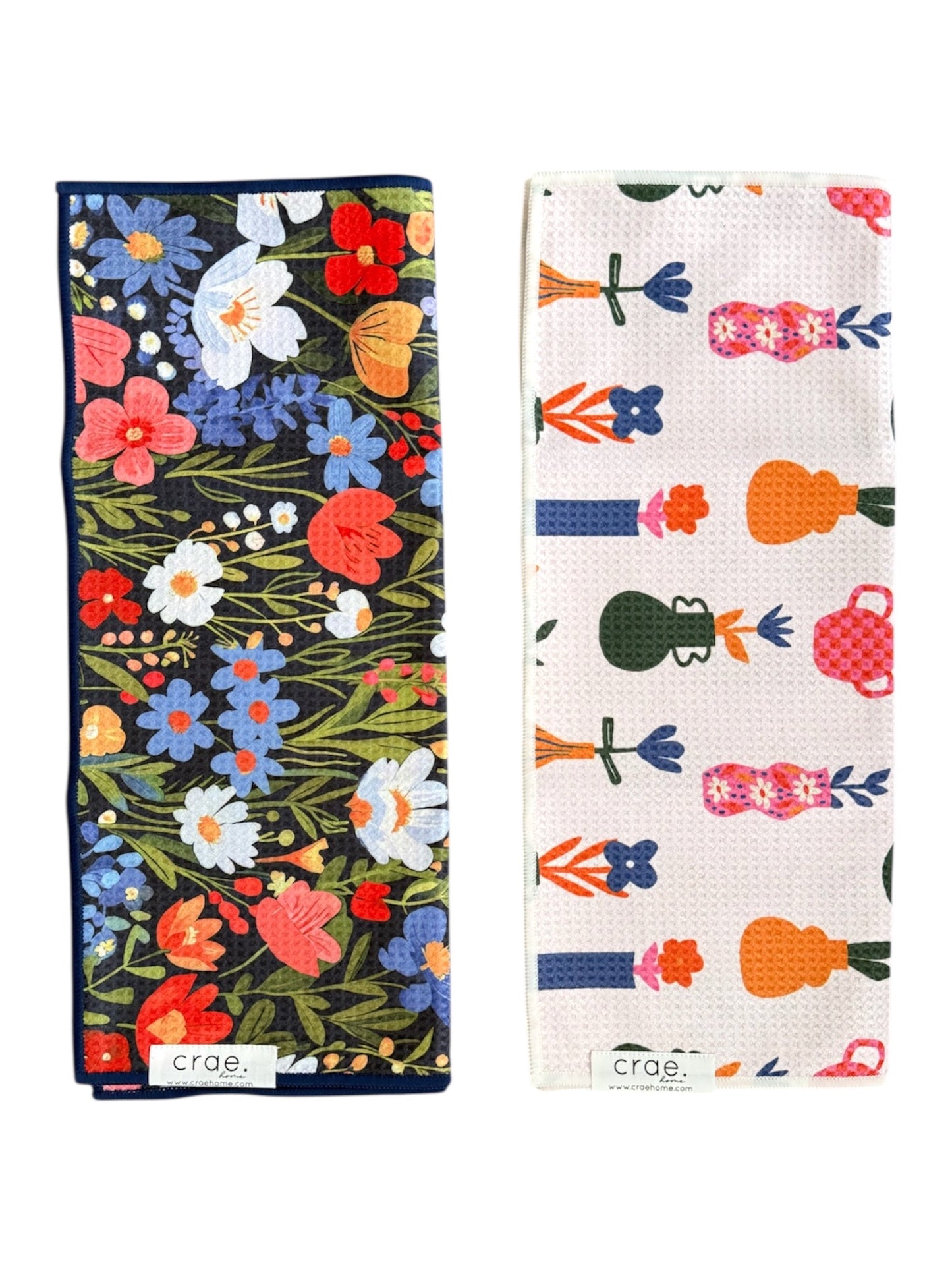 Centerpiece/Floret: 2 Double Sided-Hand Towels