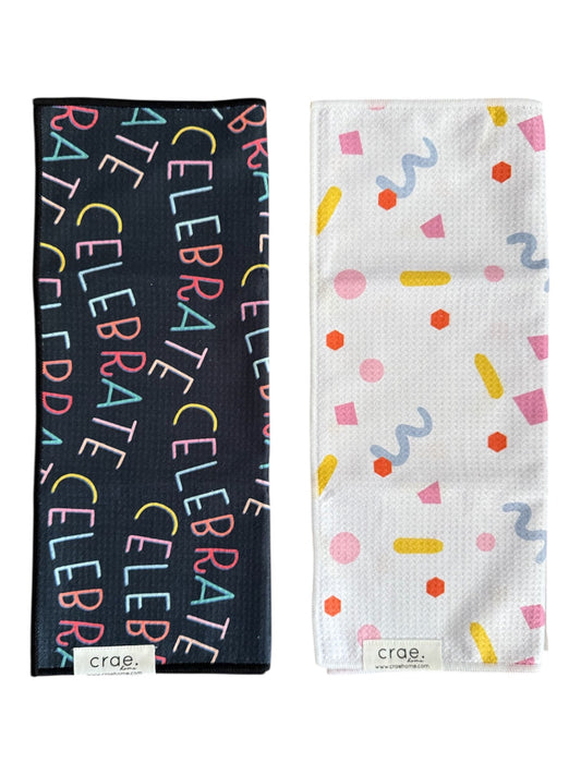 Have A Good Time/The Max: 2 Double Sided-Hand Towels