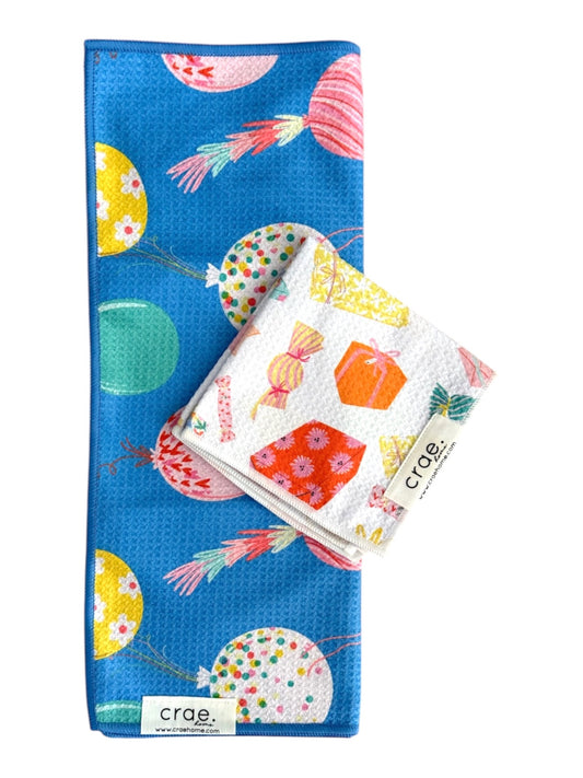 Orbz/It's A Surprise: Double Sided-Hand Towel Washcloth Set
