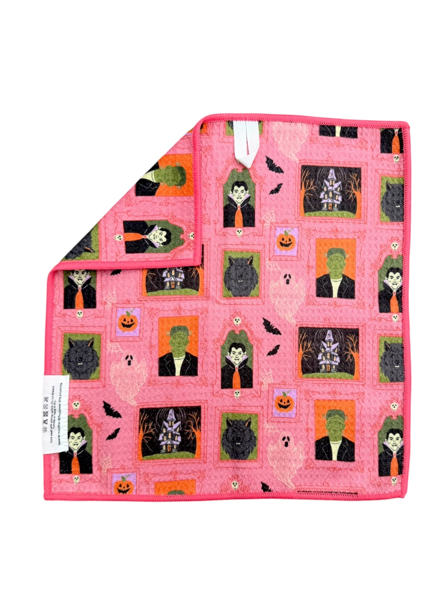 Haunted Portraits: Double-Sided Washcloth