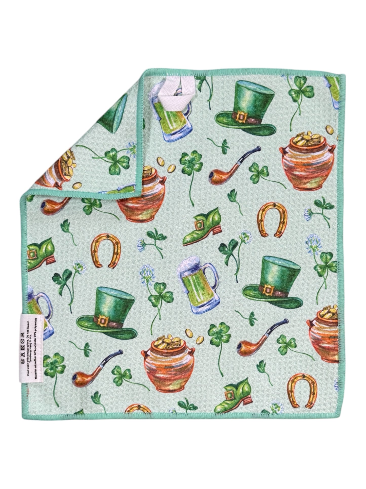 Luck Of The Irish: Double-Sided Washcloth