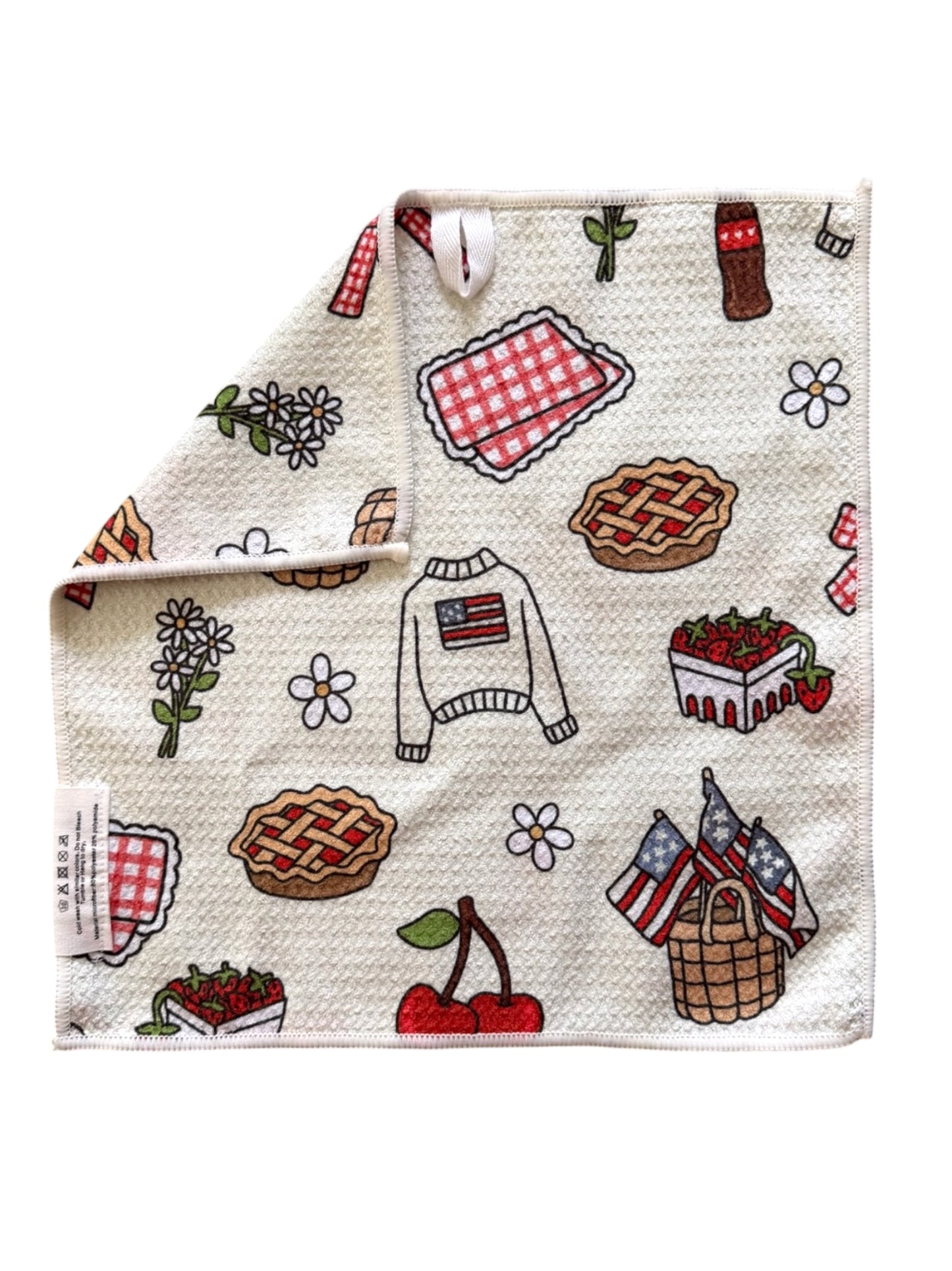 Summer Social: Double-Sided Washcloth