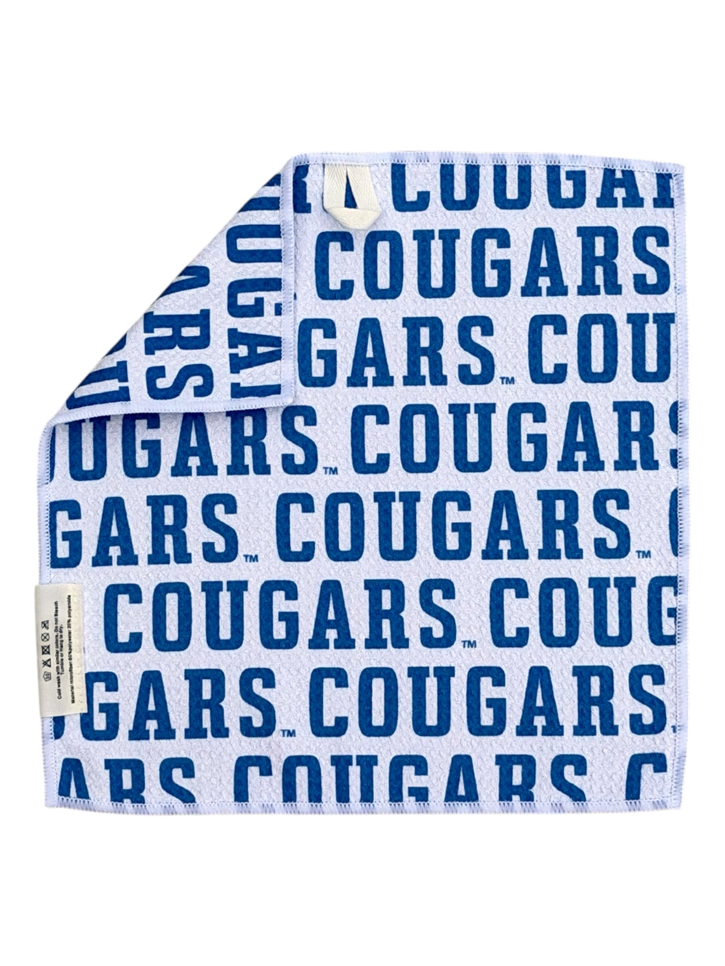Cougars: Double-Sided Washcloth
