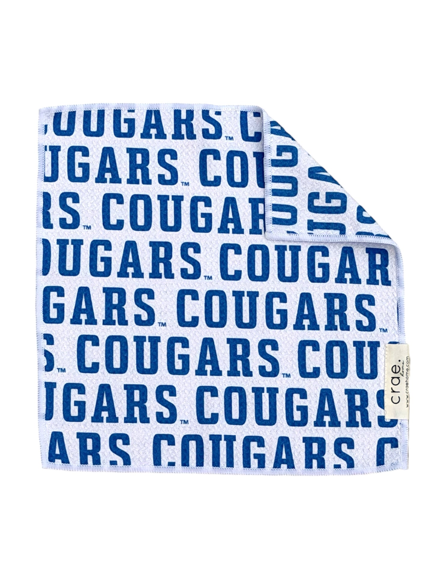Cougars: Double-Sided Washcloth