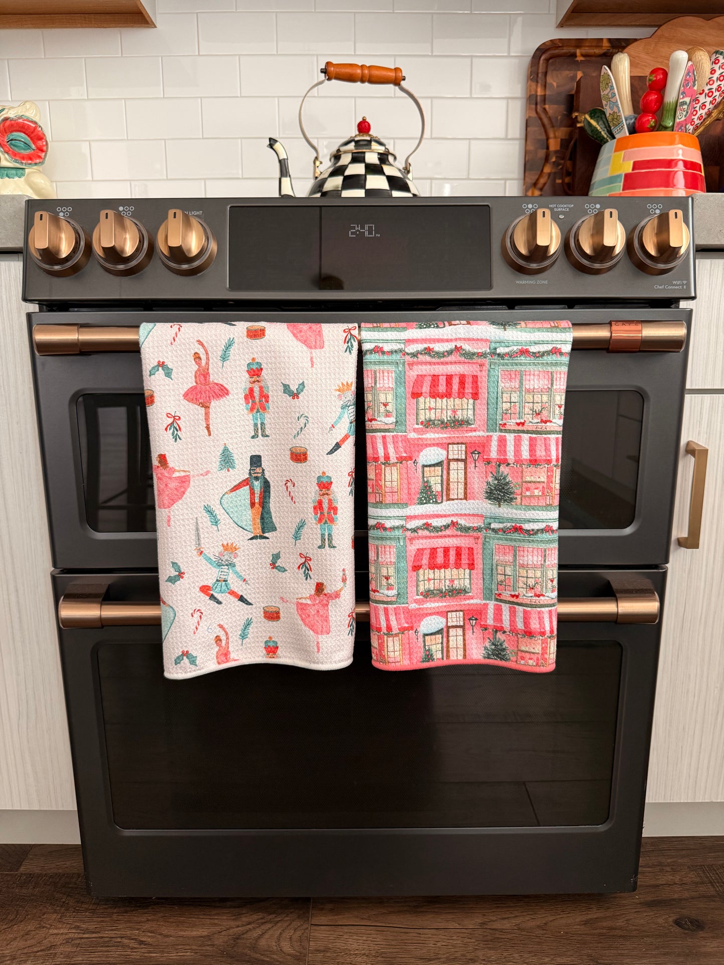 Christmas On Main: Double-Sided Hand Towel