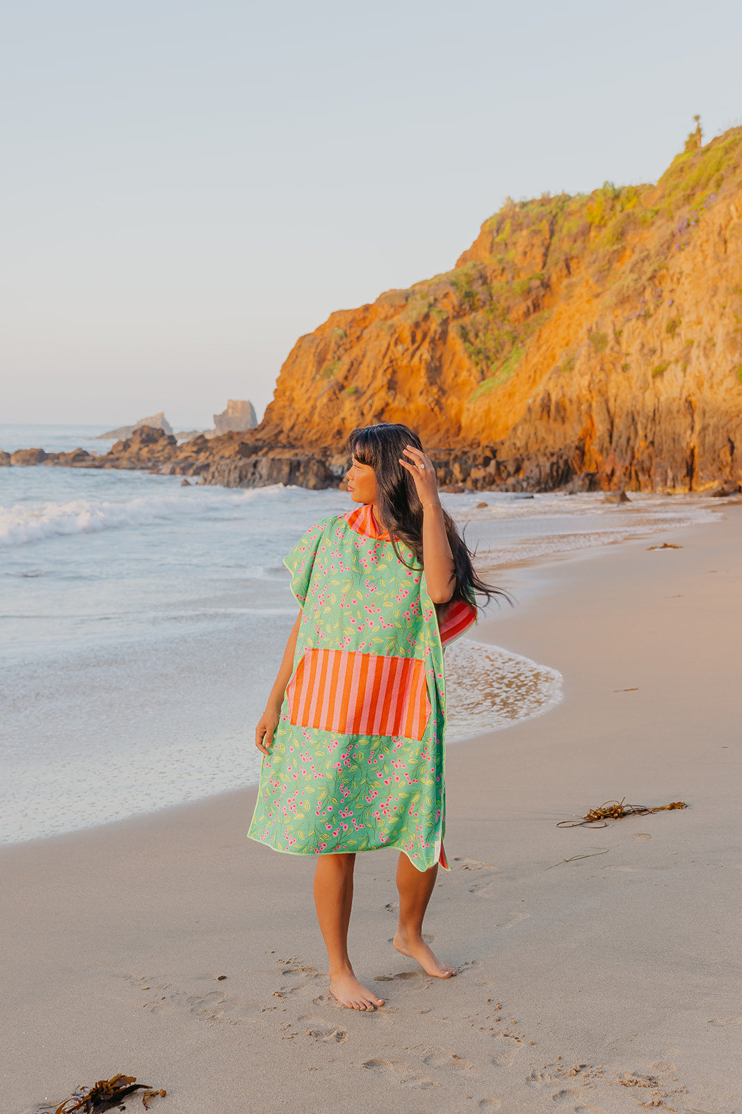 Sun-Kissed: Reversible Poncho