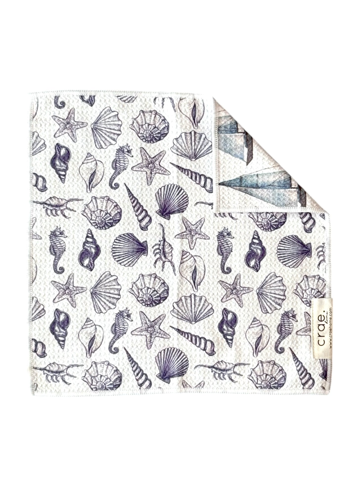 Sea Sail: Reversible Washcloth