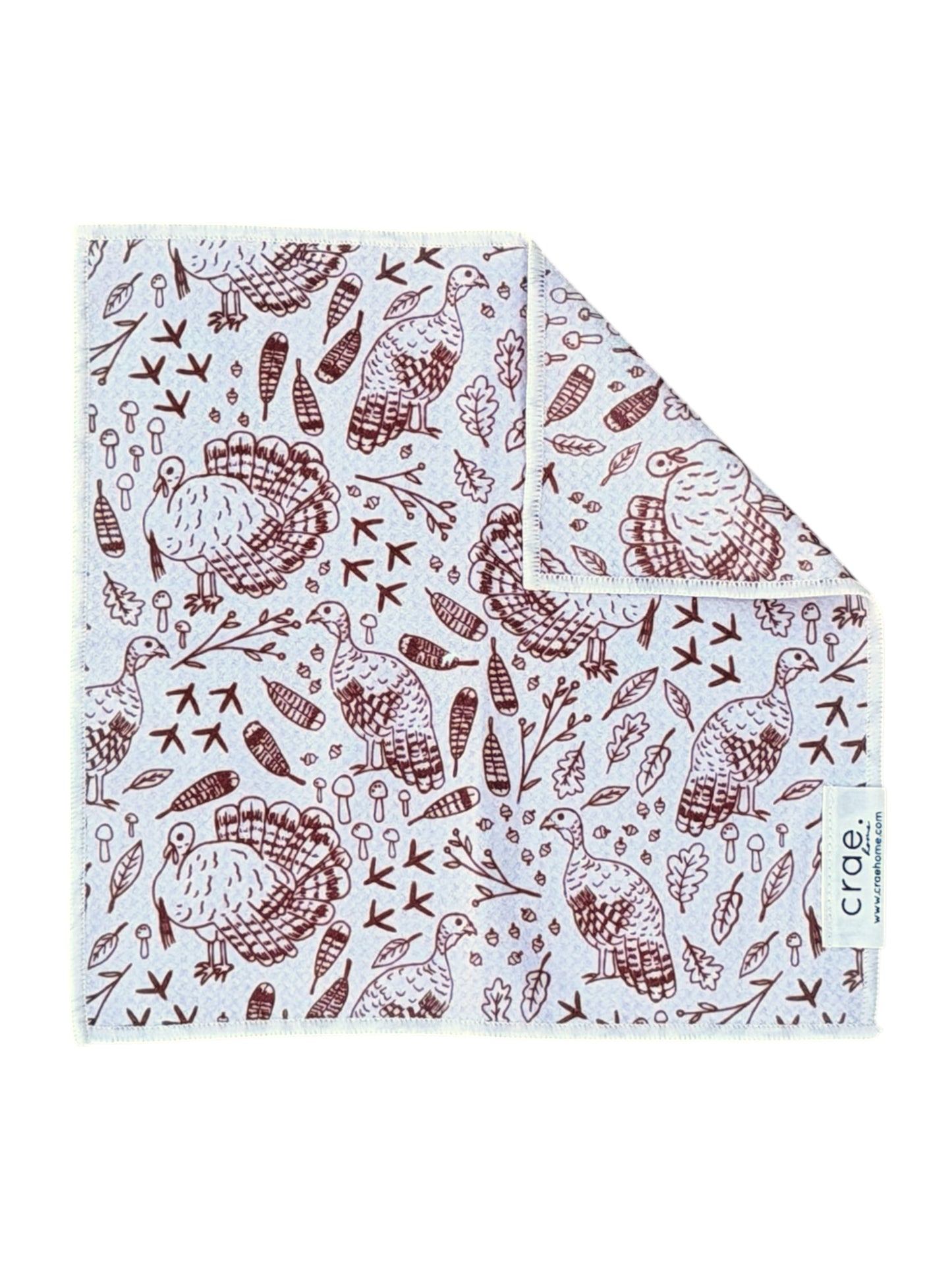 Turkey Trot: Double-Sided Washcloth