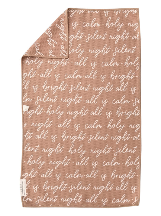 Silent Night: Double-Sided Hand Towel