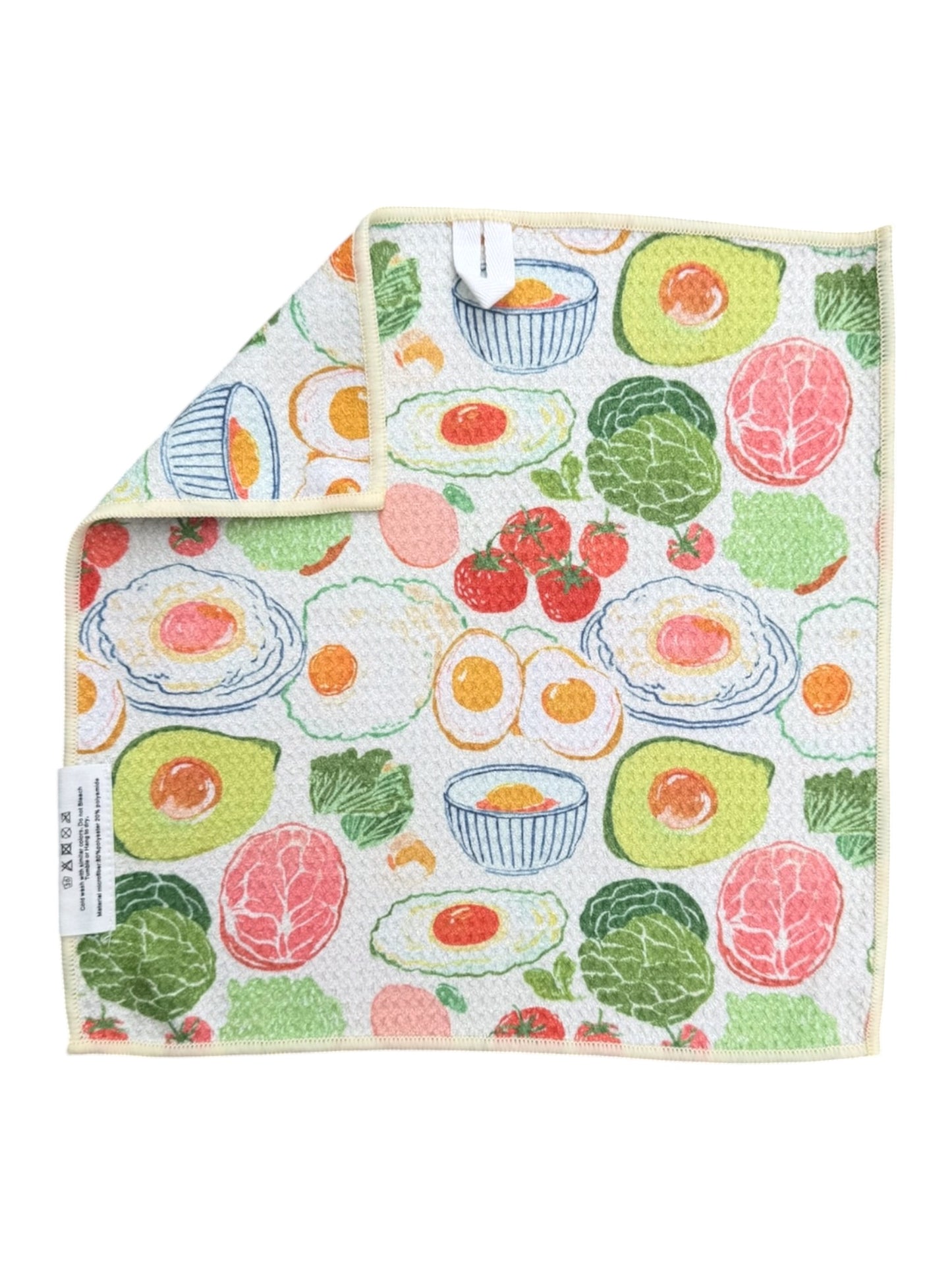 Brunchin' : Double-Sided Washcloth