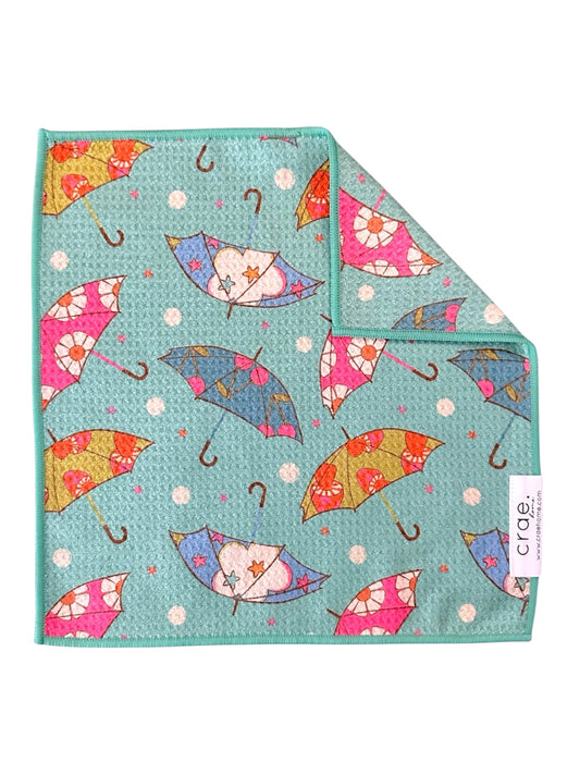 April Showers: Double-Sided Washcloth