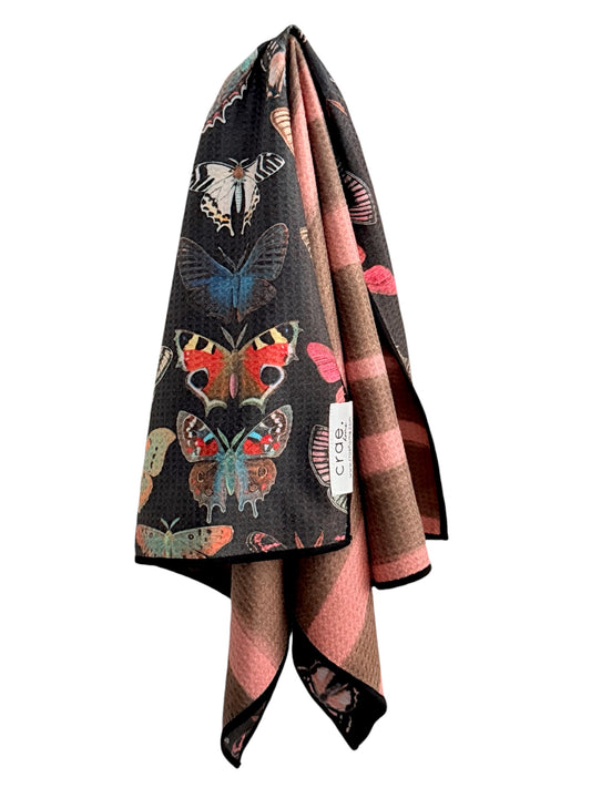 Velvet Wings: Reversible Hand Towel