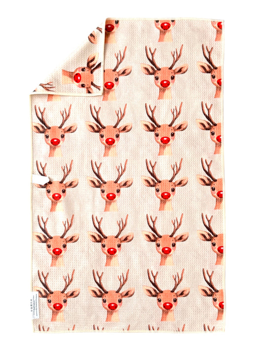Won't You Guide My Sleigh?: Double-Sided Hand Towel