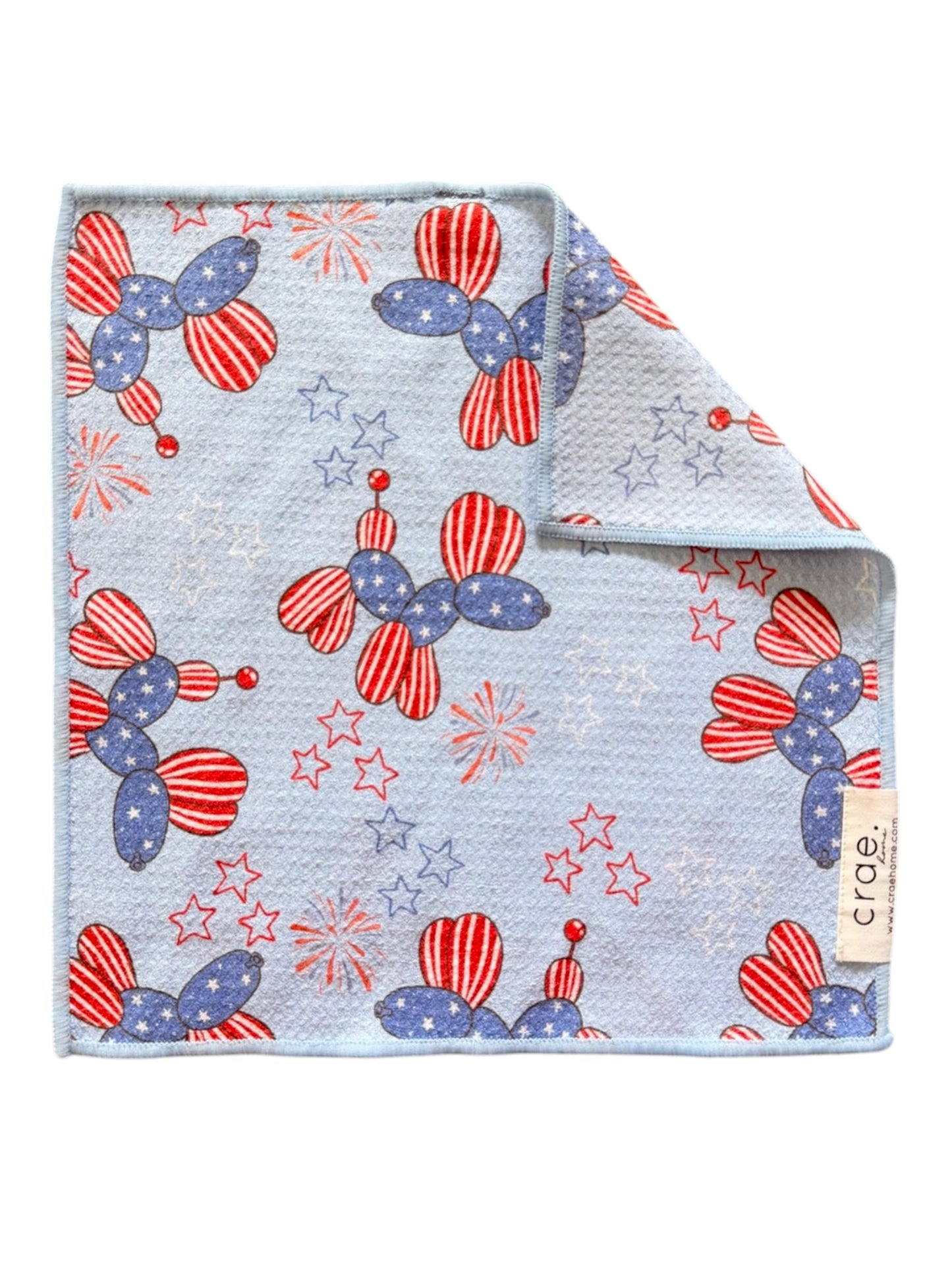 Patriotic Pups: Double-Sided Washcloth