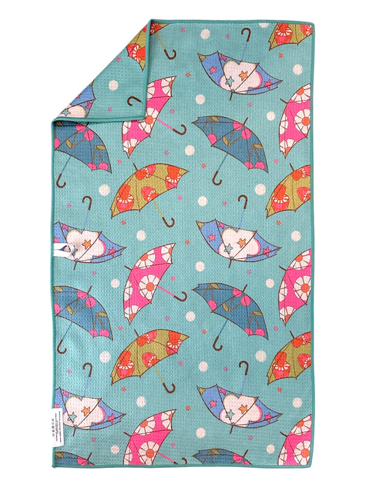 April Showers: Double-Sided Hand Towel