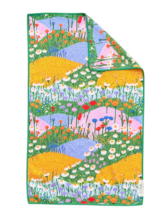 Happy Hills: Double-Sided Hand Towel