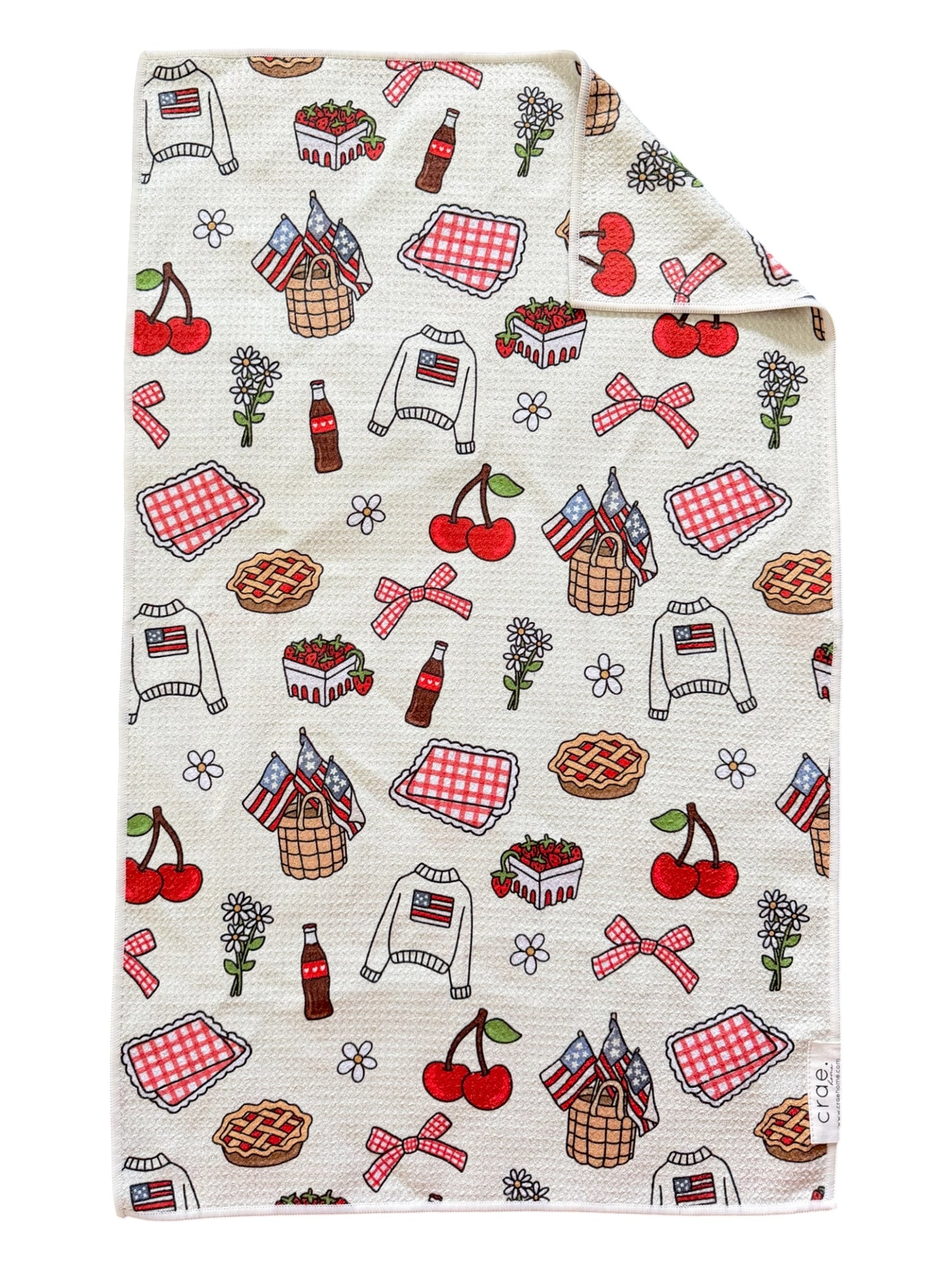 Summer Social: Double-Sided Hand Towel