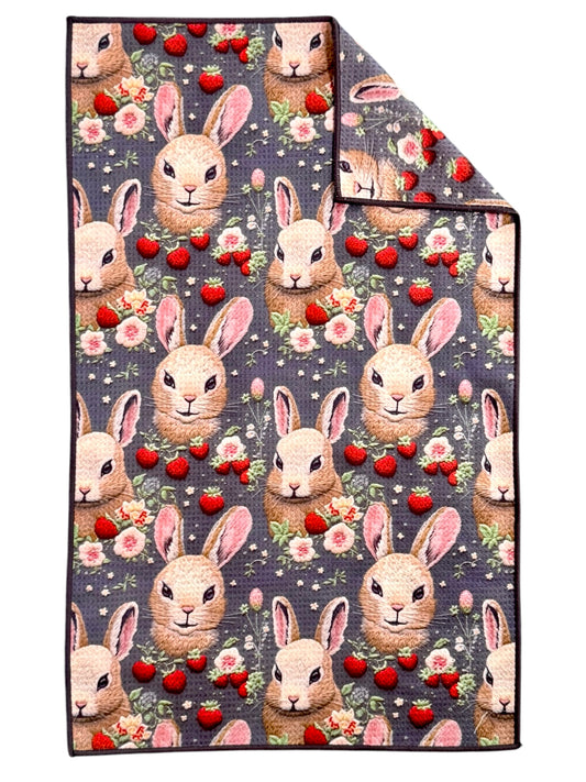 Bun Bun: Double-Sided Hand Towel