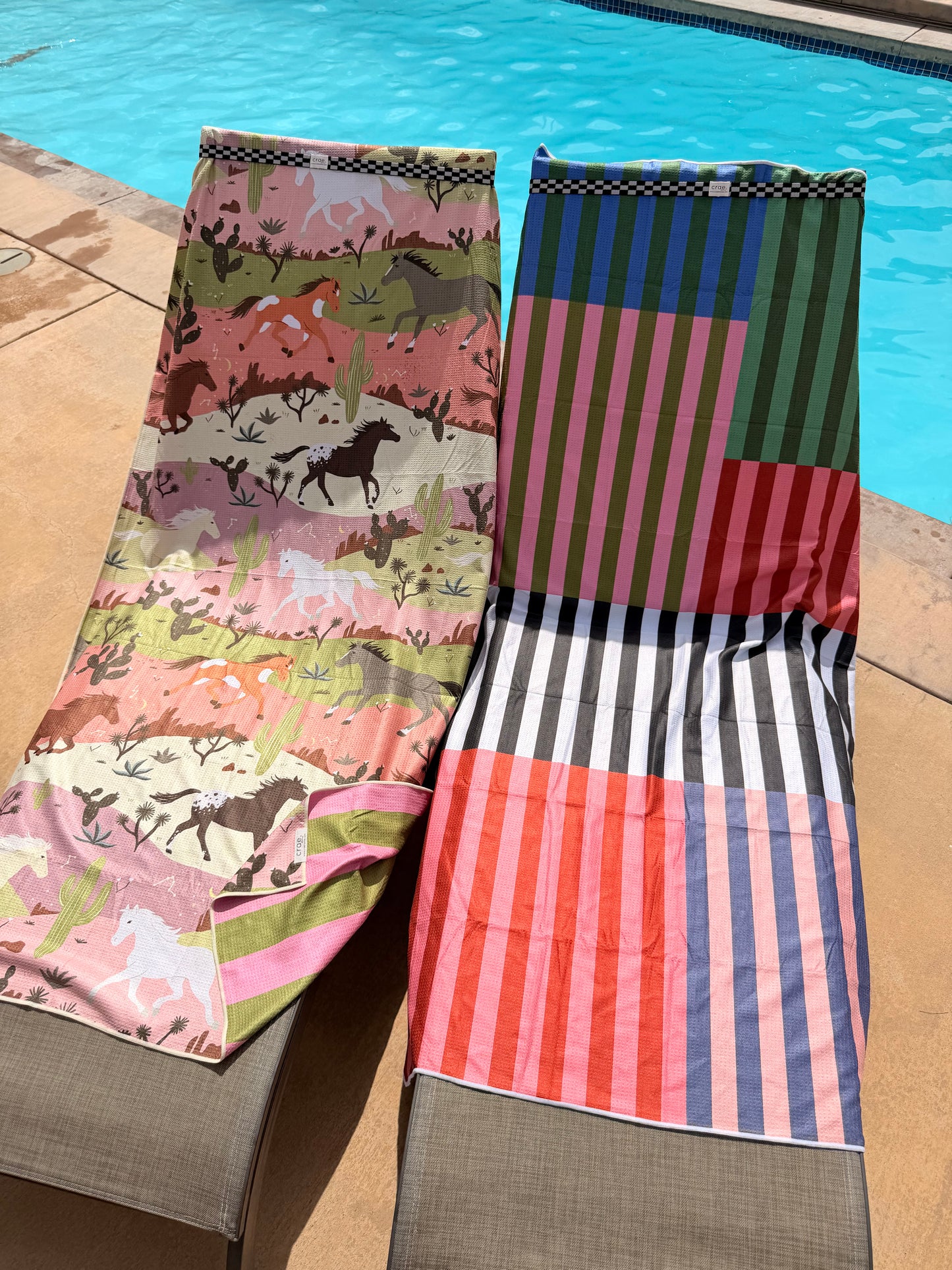 Painted Canyon Pool Towel: Reversible