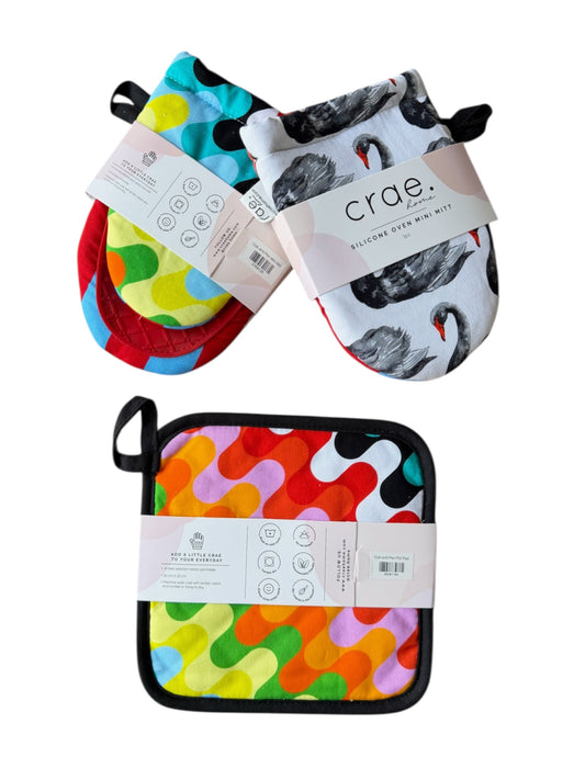 Cob and Pen: 2 Mini Mitt + 1 Pot Pad Bundle Pack