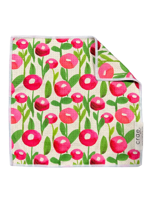 Poppie: Double-Sided Washcloth