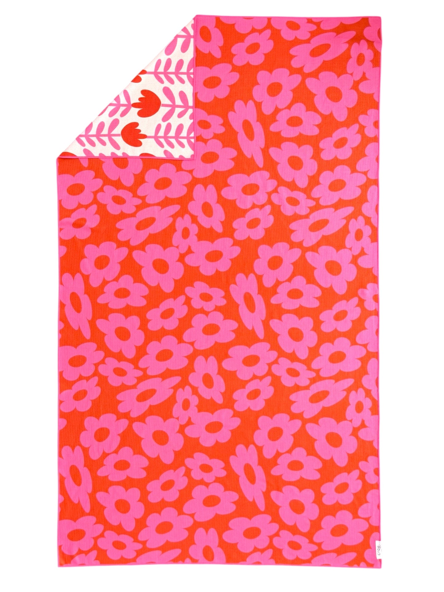 Pop Art Petals Pool Towel: Reversible