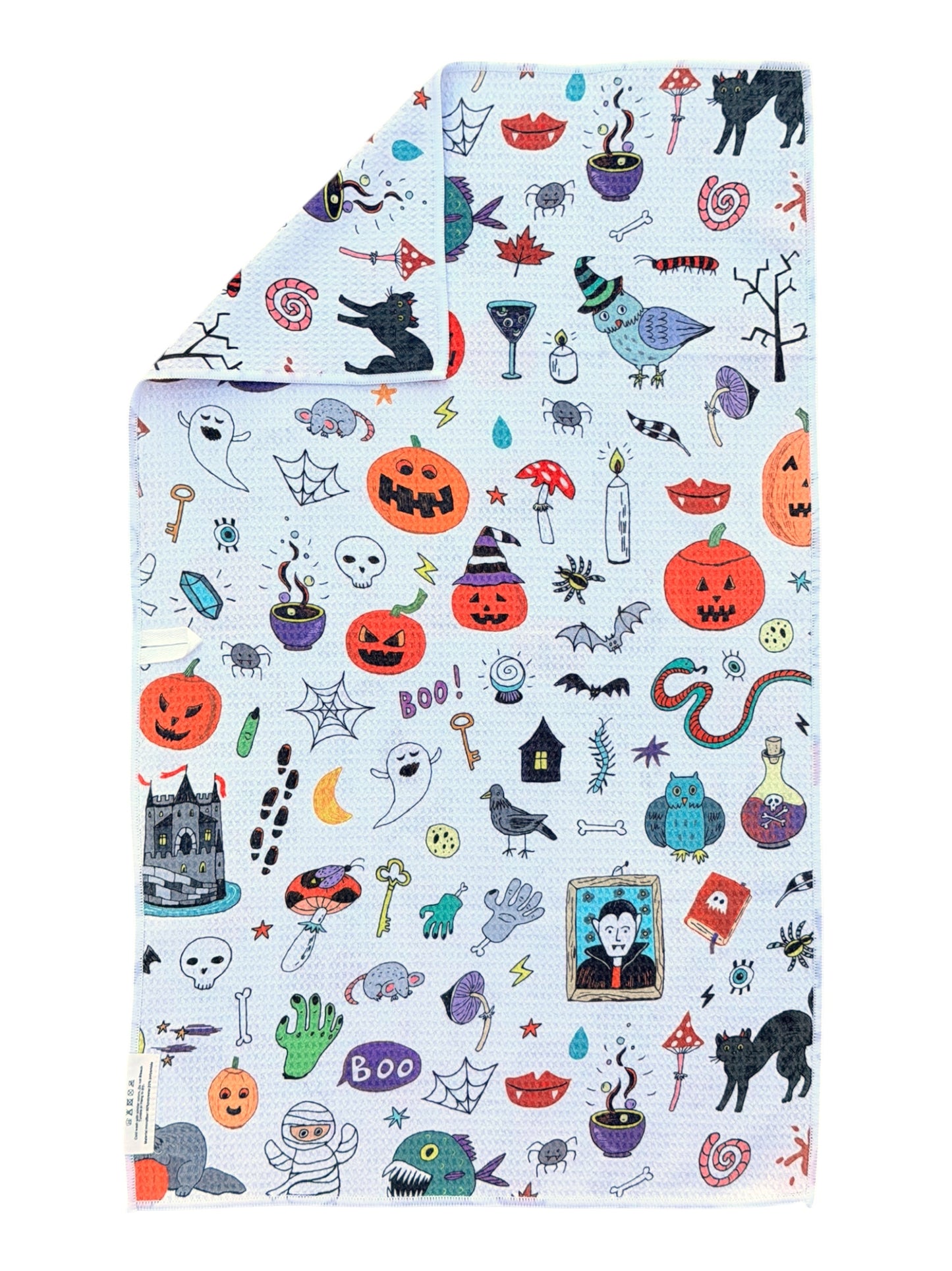Spooky Doodles: Double-Sided Hand Towel