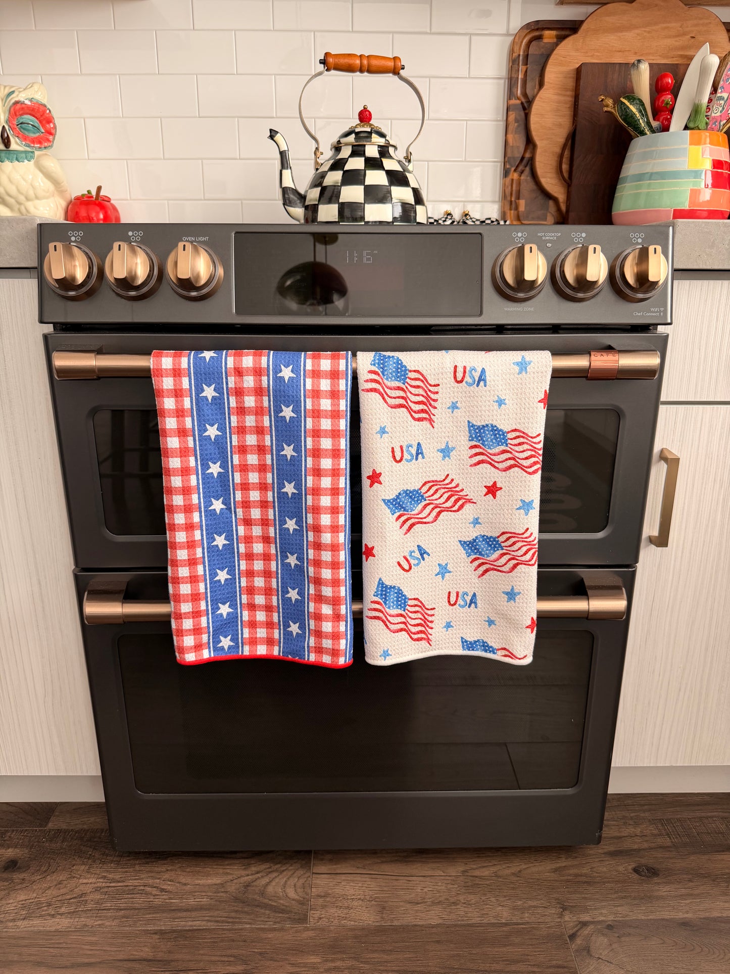 Heritage Stripe: Double-Sided Hand Towel