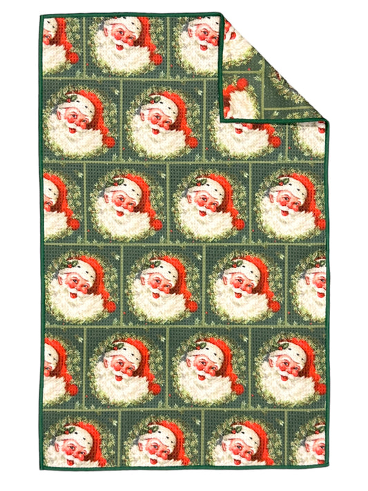 Father Christmas: Double-Sided Hand Towel