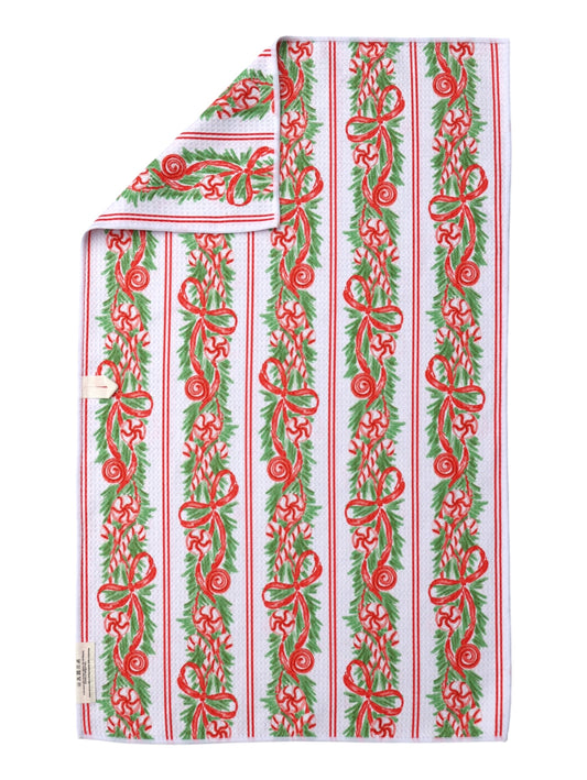 Gilded Garland: Double-Sided Hand Towel