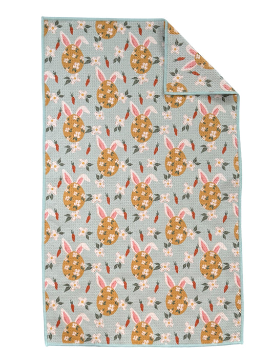 Bunny Seek: Double-Sided Hand Towel