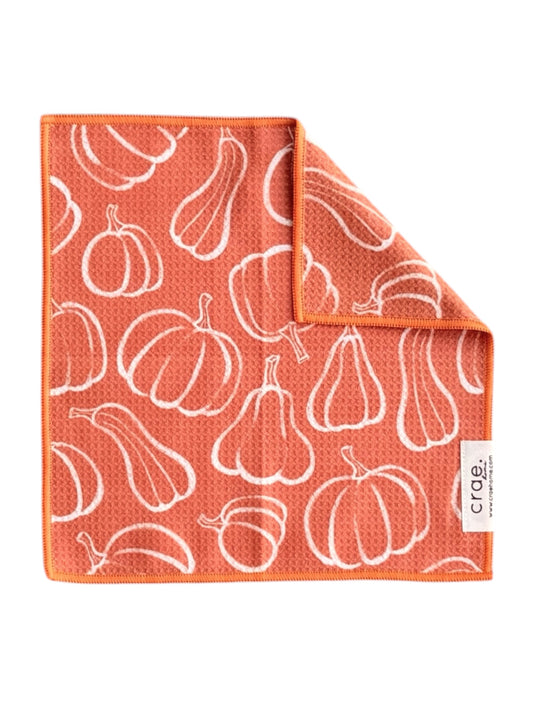 Squash Squad: Double-Sided Washcloth