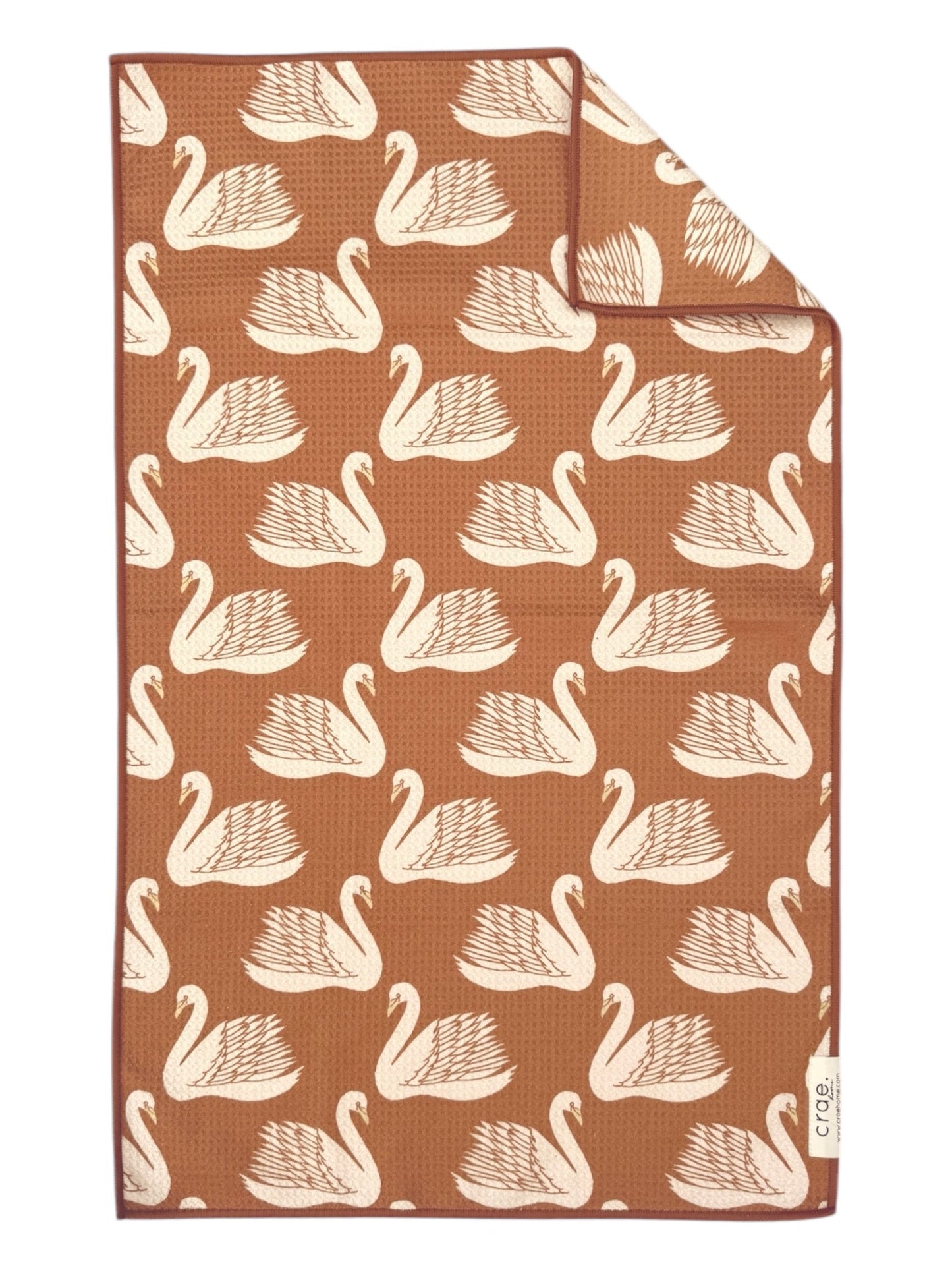 Swan Lake/Wisteria: 2 Double Sided-Hand Towels