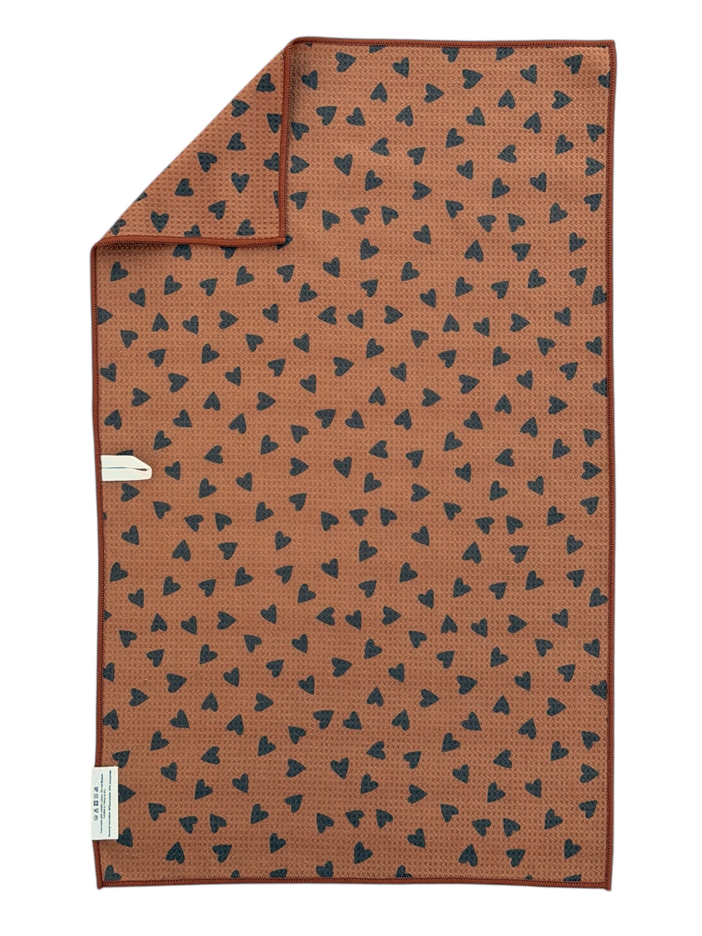 Espresso My Heart: Double-Sided Hand Towel