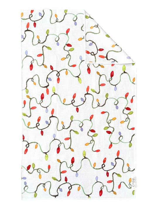 Light Up My Holidays: Double-Sided Hand Towel