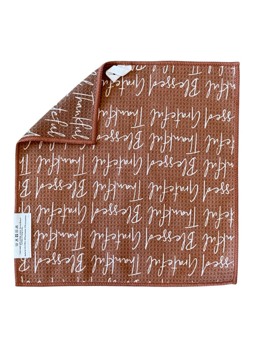 Thankful: Double-Sided Washcloth
