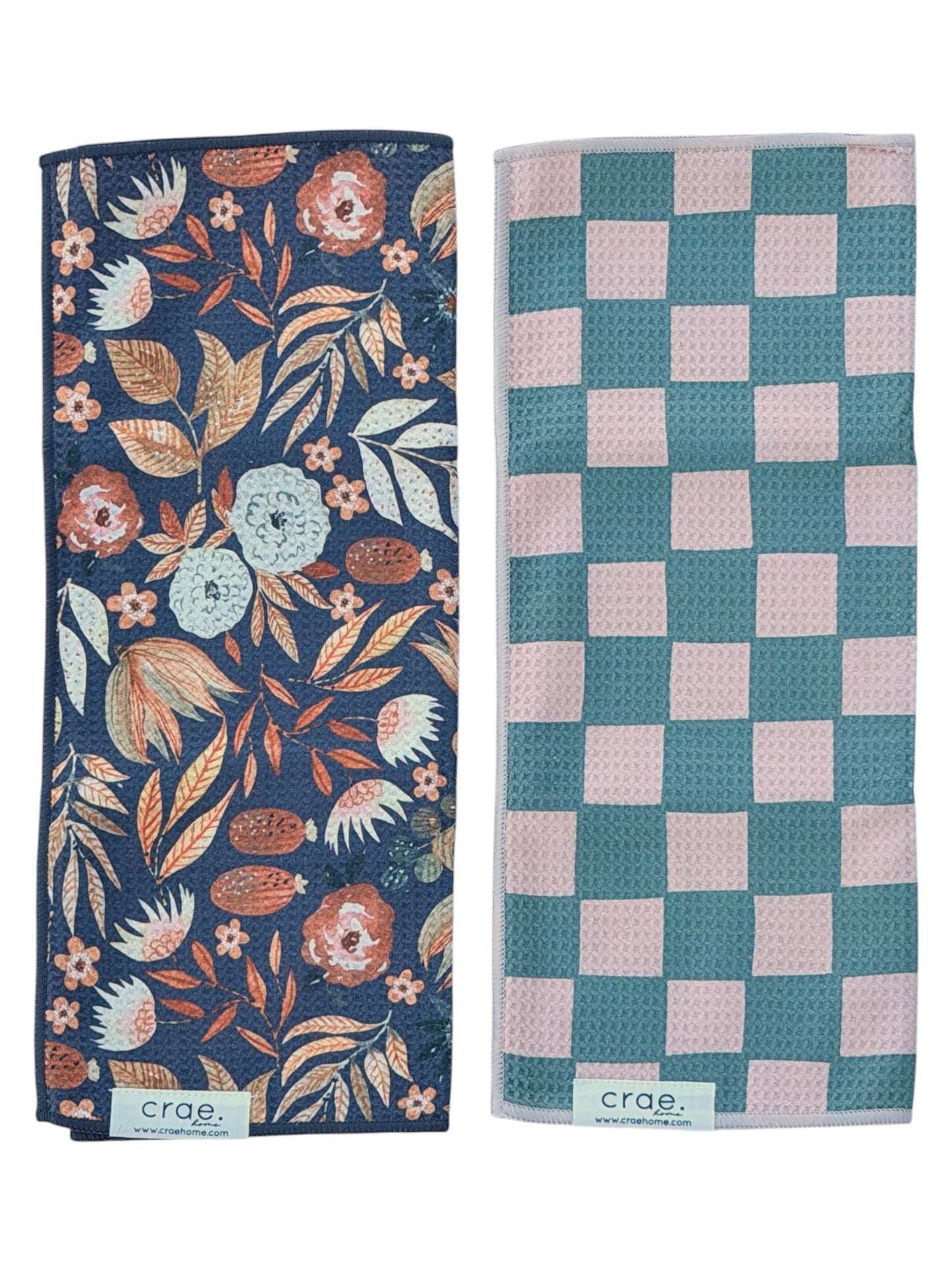 Evermore/Matilda: 2 Double Sided-Hand Towels