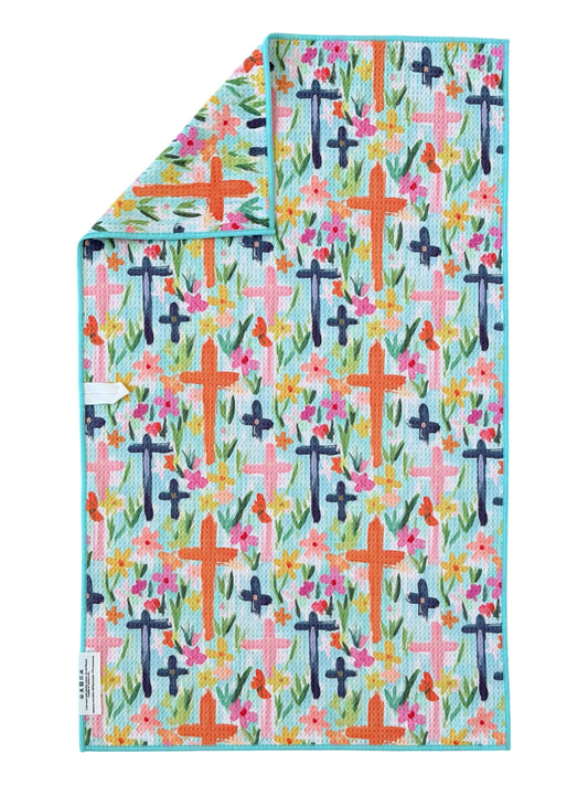 Bloom In Hope: Double-Sided Hand Towel