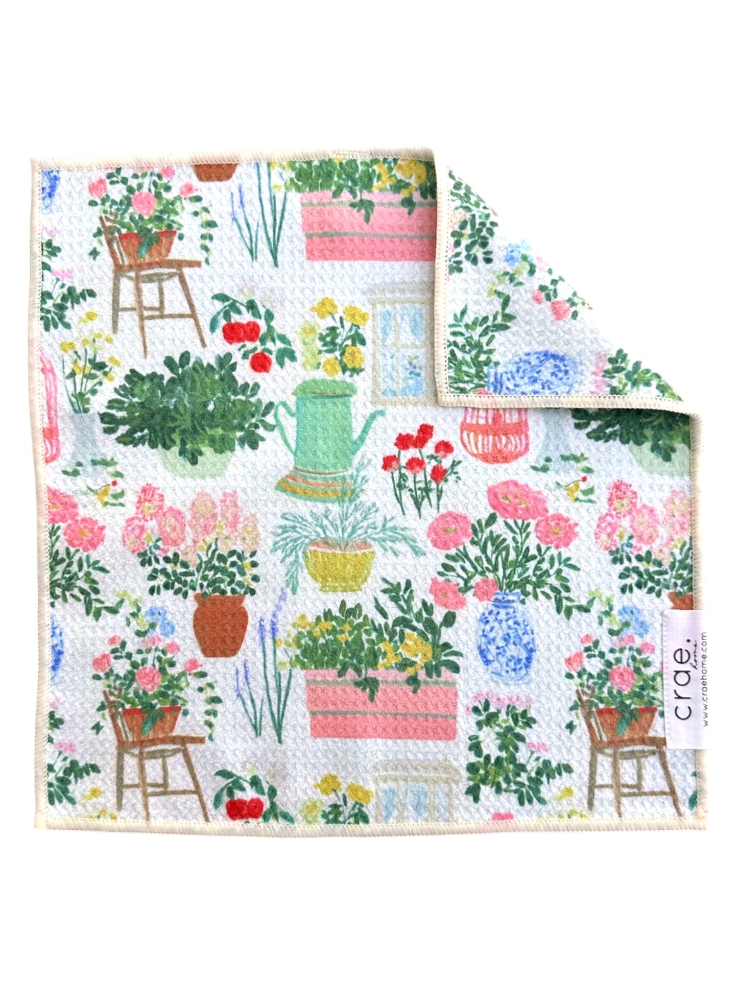 Sunday in the Garden: Double-Sided Washcloth