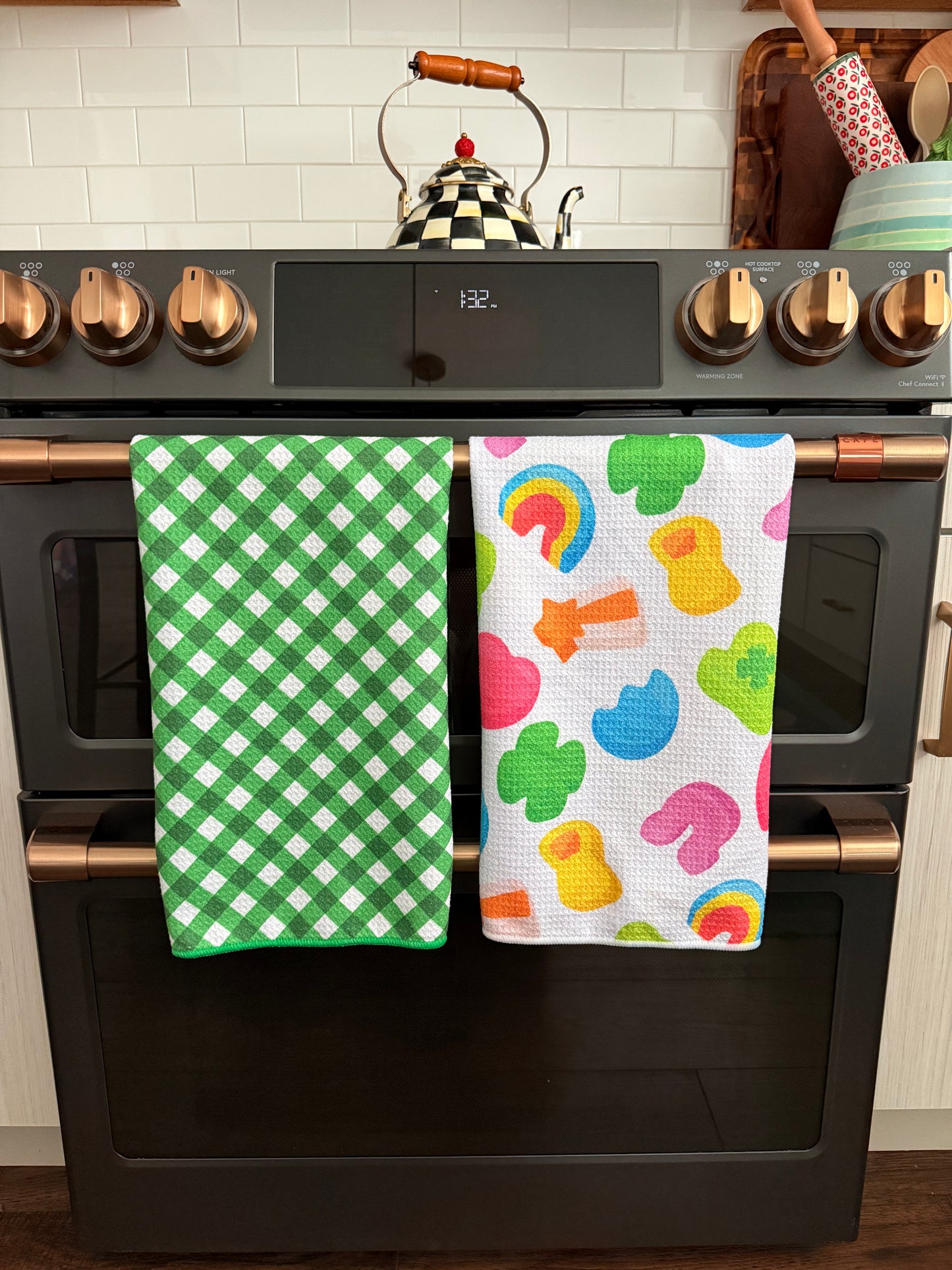 Clovers And Blue Moons: Double-Sided Hand Towel