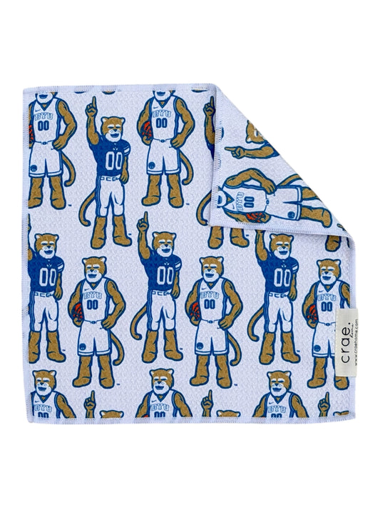 Cougar Tail: Double-Sided Washcloth