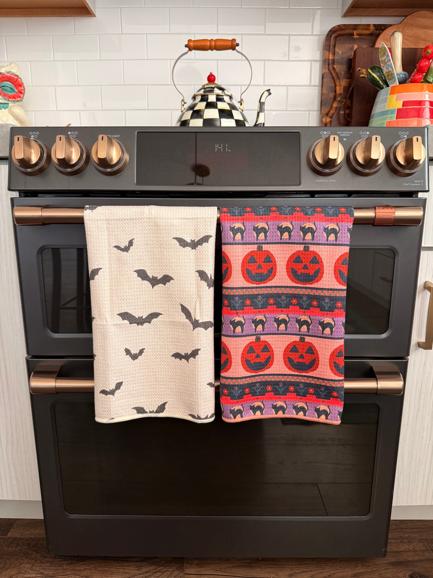 Nordic Nightfall: Double-Sided Hand Towel