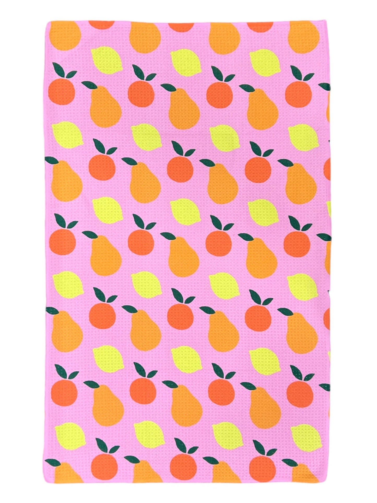 Pink Citrus Pear: Single-Sided Hand Towel