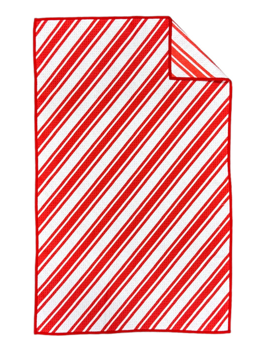 Candy Cane Lane: Double-Sided Hand Towel