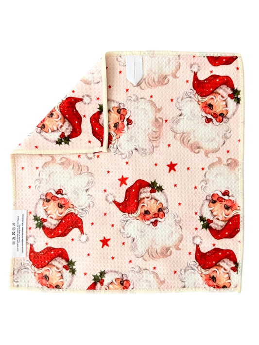 Merry McSanta: Double-Sided Washcloth