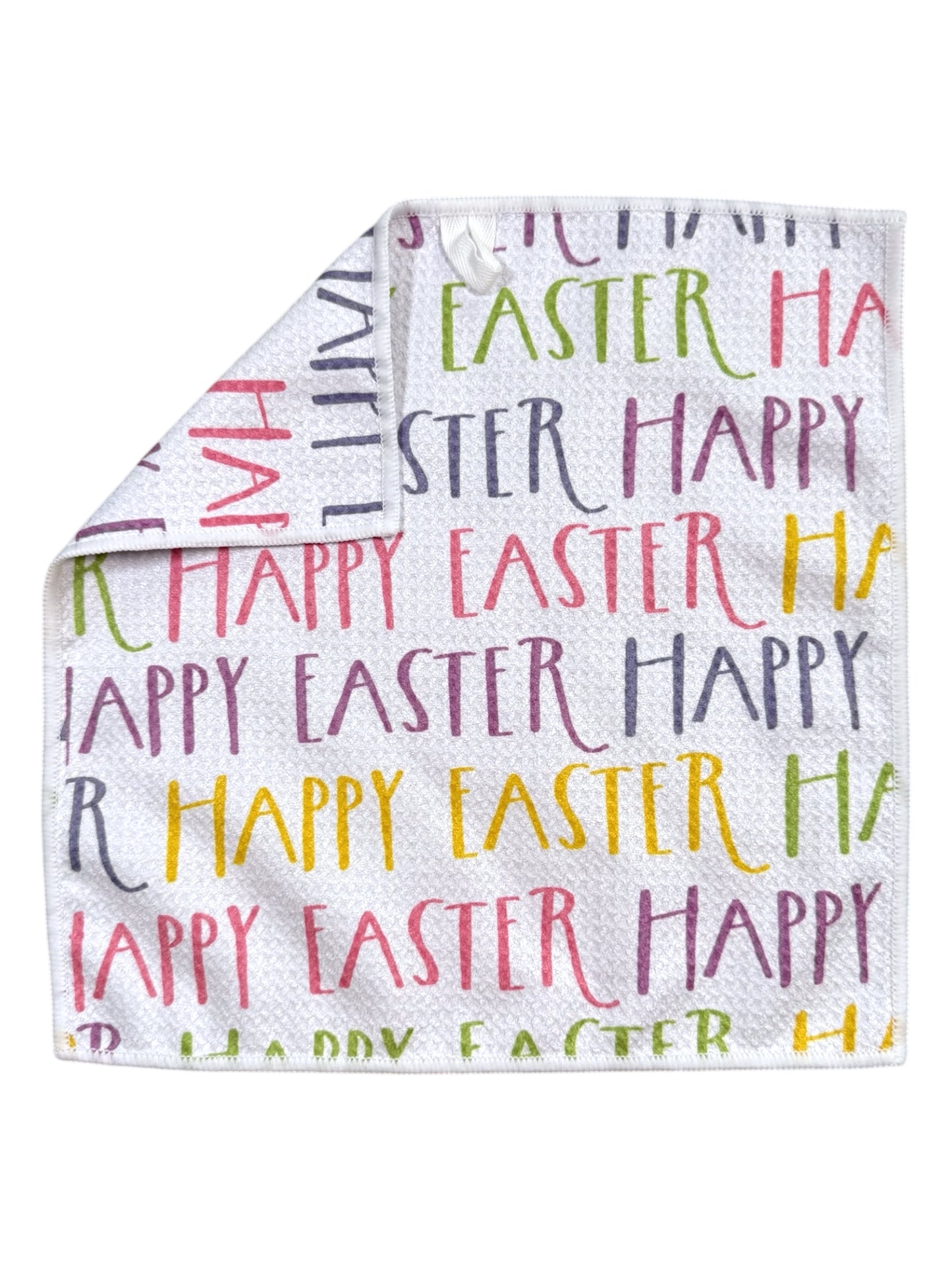 Hoppy Easter: Double-Sided Washcloth